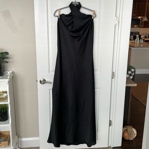 Show Me Your MuMu Black Halter Maxi Dress